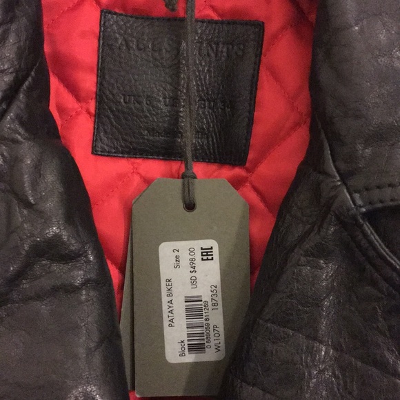 All Saints Leather Jacket